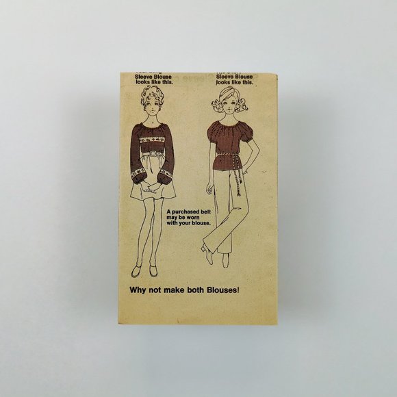 70s Simplicity Sewing Pattern 9231 Small Blouse - Picture 6 of 10